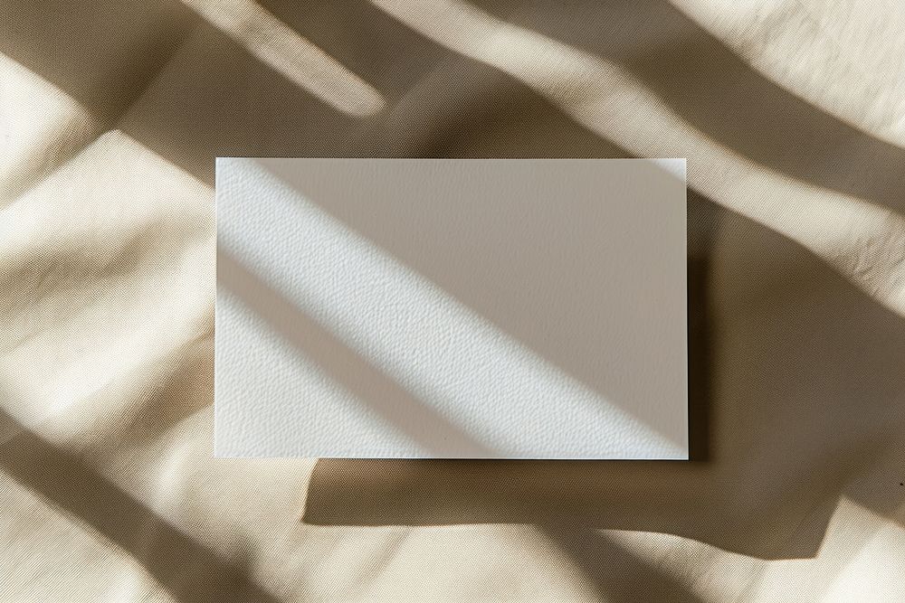 Business card mockup paper text canvas.