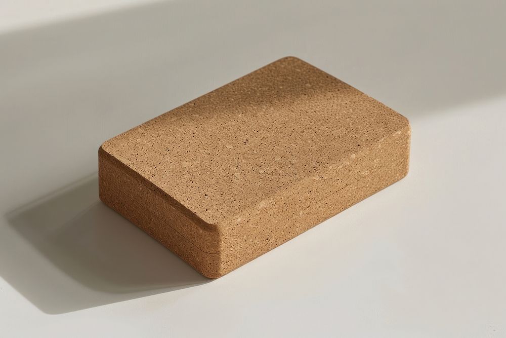 A yoga block brick.