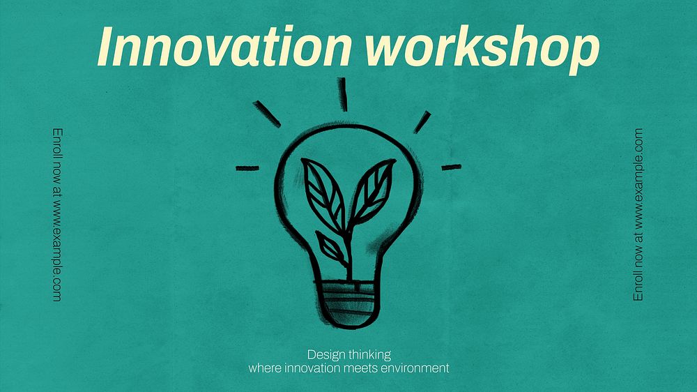 Innovation workshop PowerPoint presentation template
