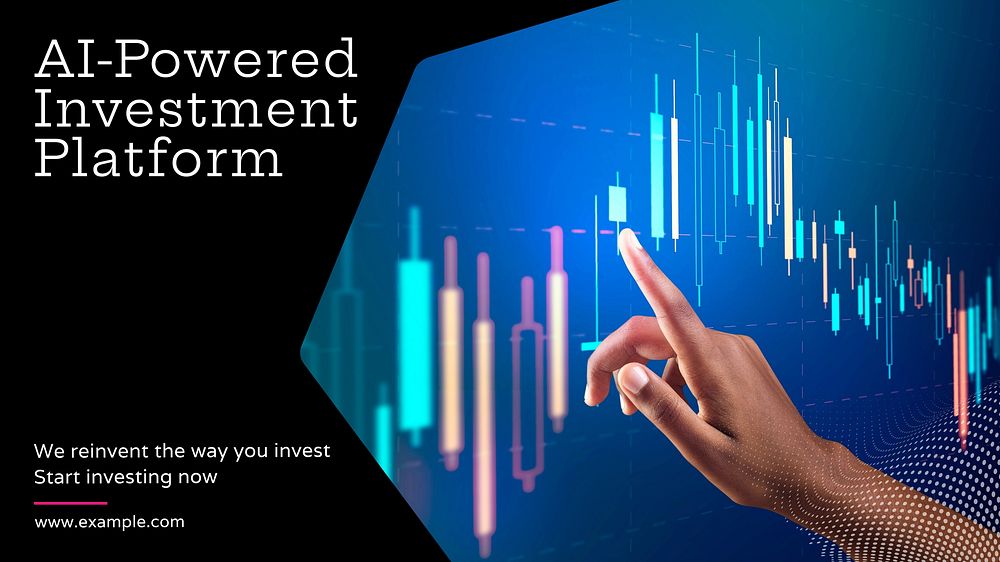 AI investment platform  blog banner template