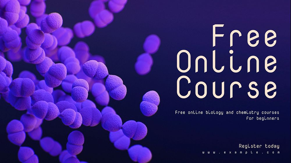 Free online courses blog banner template