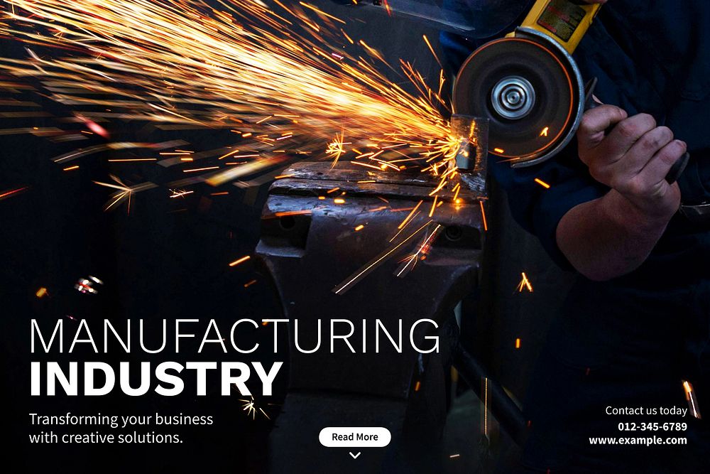 Manufacturing industry template  