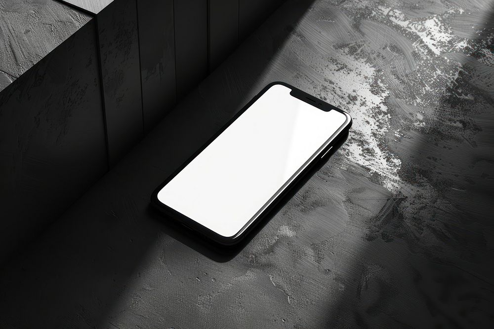 A mockup of a phone electronics iphone window.