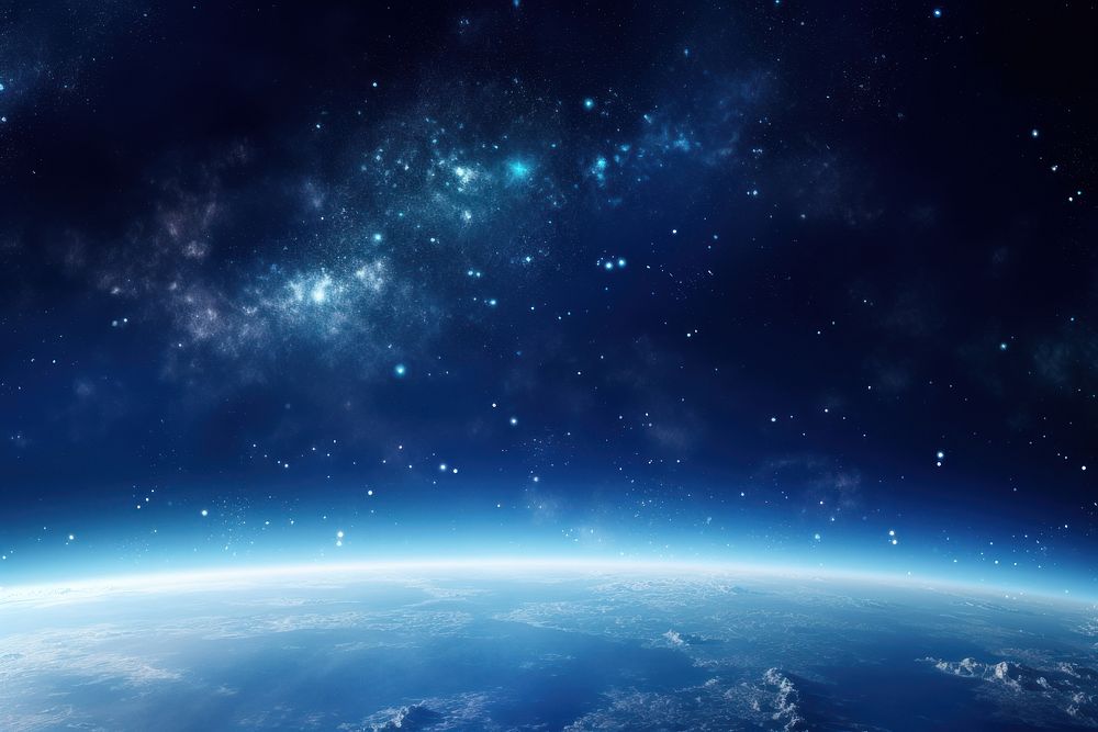 The earth in space background astronomy universe outdoors.
