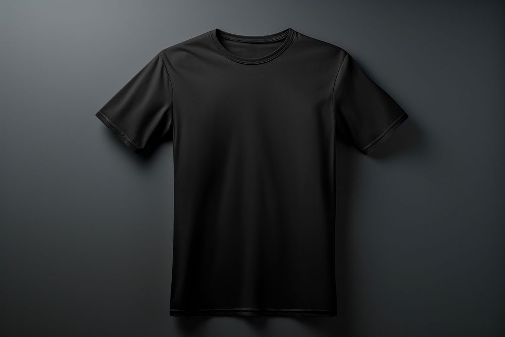 Black t-shirt mockup  psd