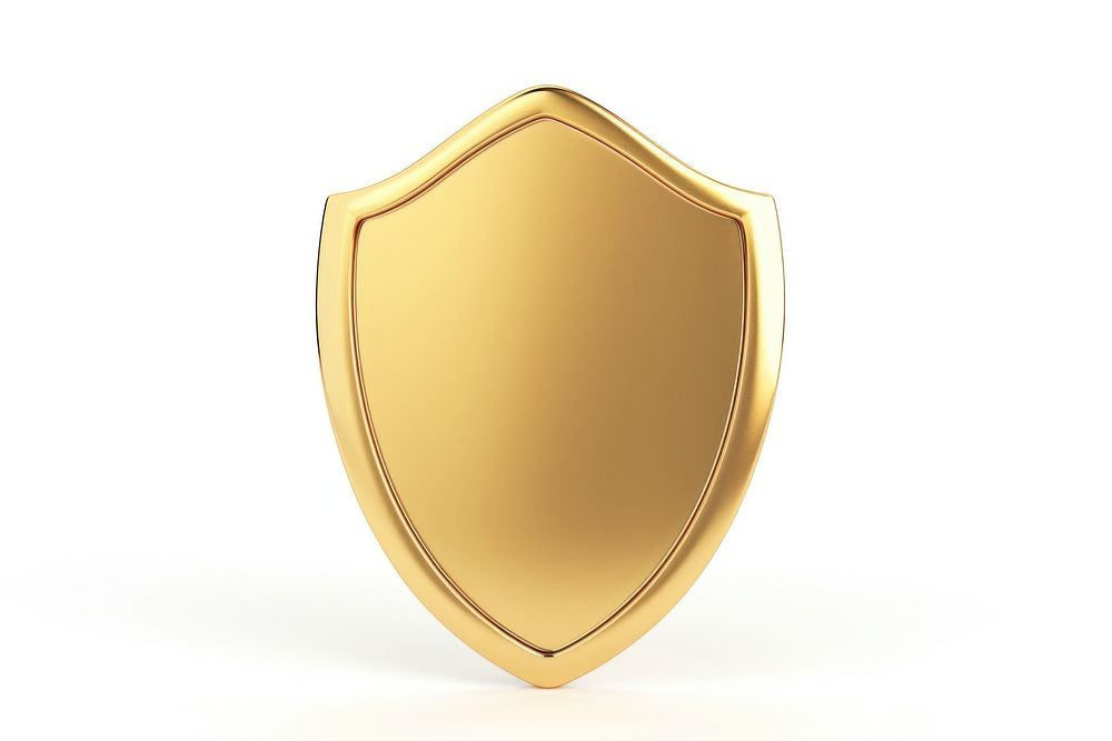 Golden shield symbolizing strong protection
