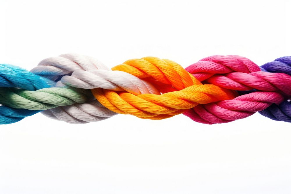 Colorful intertwined rope unity | Free Photo - rawpixel