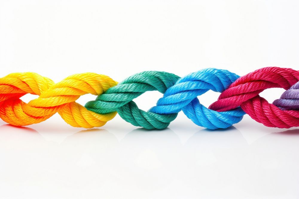 Colorful intertwined rope unity | Free Photo - rawpixel