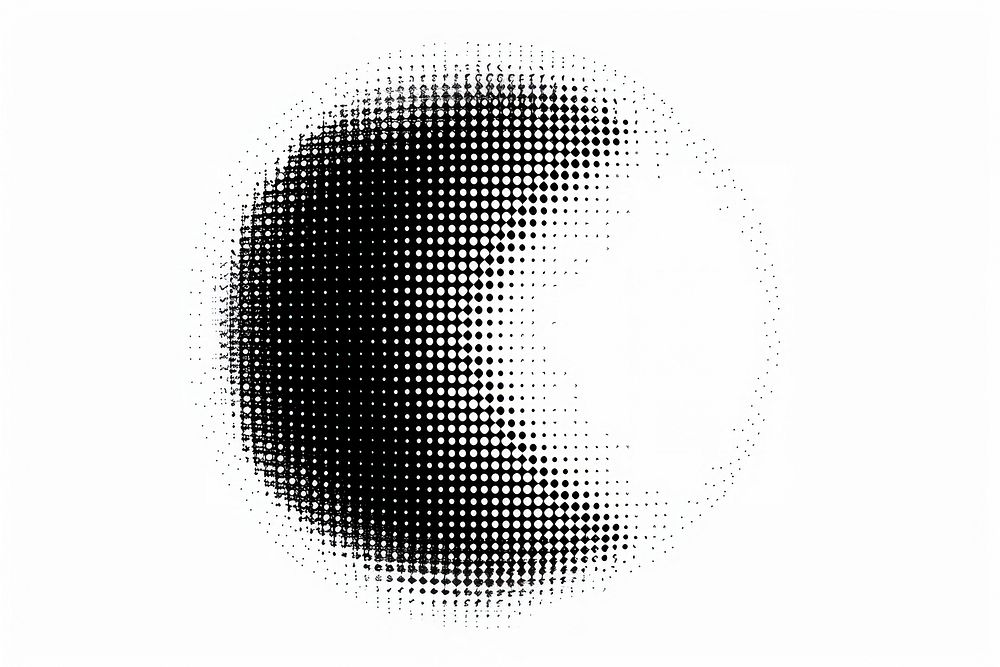 Abstract halftone circle gradient