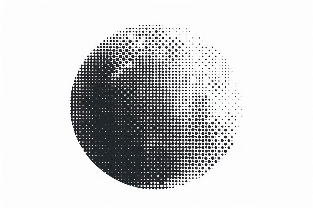 Abstract halftone sphere design