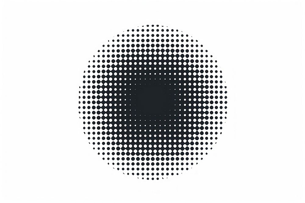 Abstract halftone circle pattern