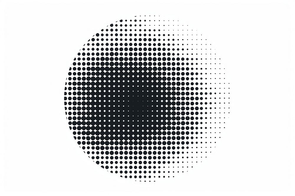 Abstract circular halftone pattern