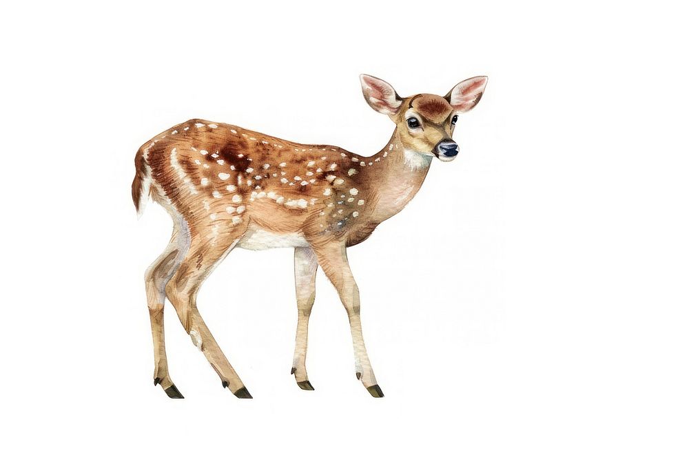 Graceful fawn in natural habitat | Free Photo Illustration - rawpixel