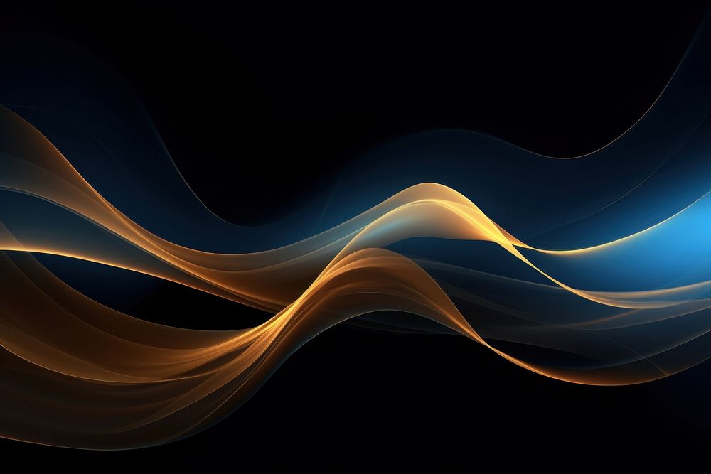 Abstract flowing light waves