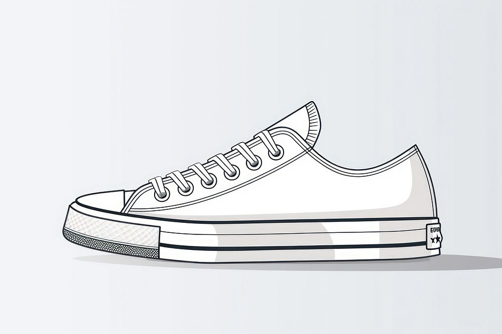 White shoes template clothing footwear apparel.