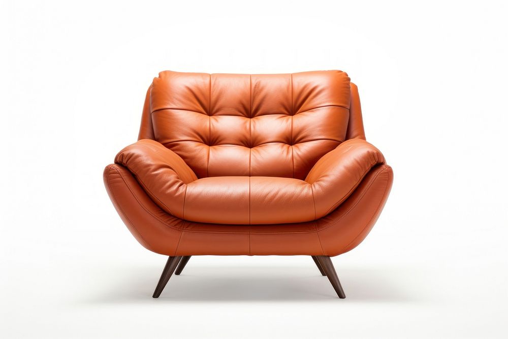 Luxurious modern leather armchair