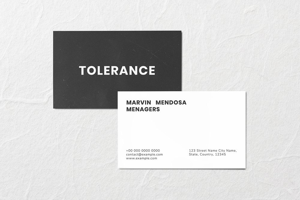 Professional business card design