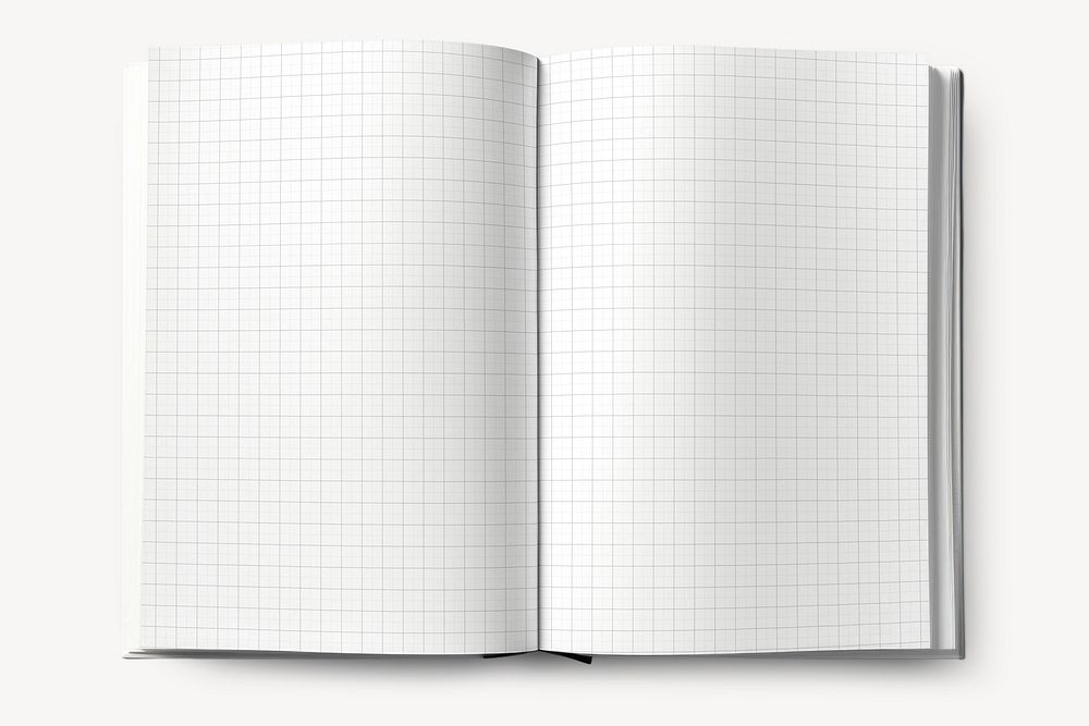 Open grid notebook pages