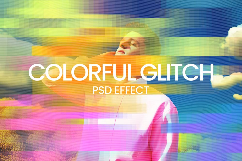 Rainbow Glitch PSD Effect