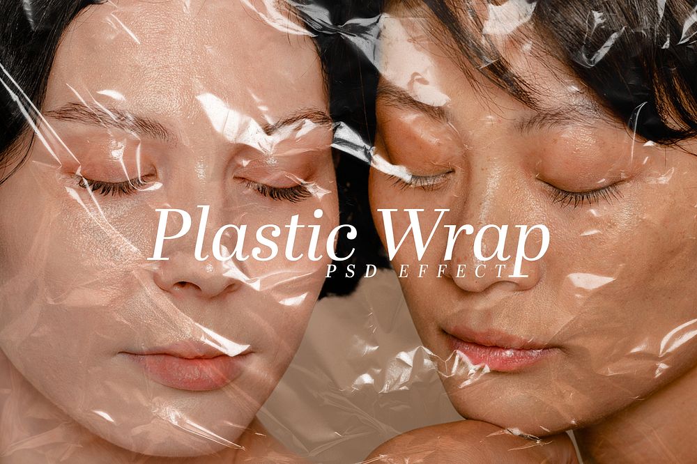 Plastic Wrap Effect Premium PSD Addon rawpixel