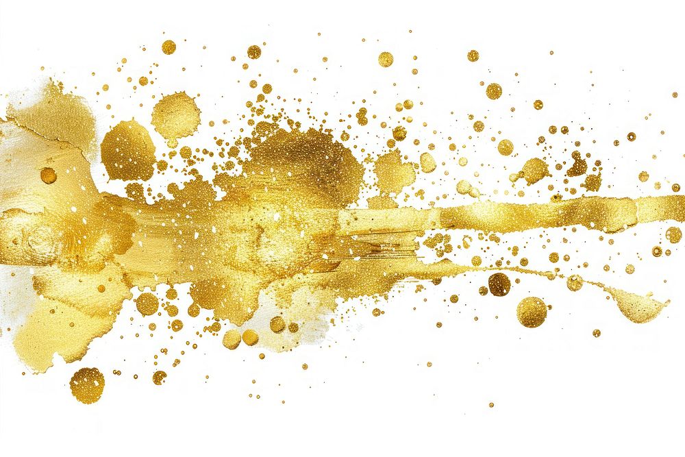 Abstract gold paint splatter art | Free Photo Illustration - rawpixel