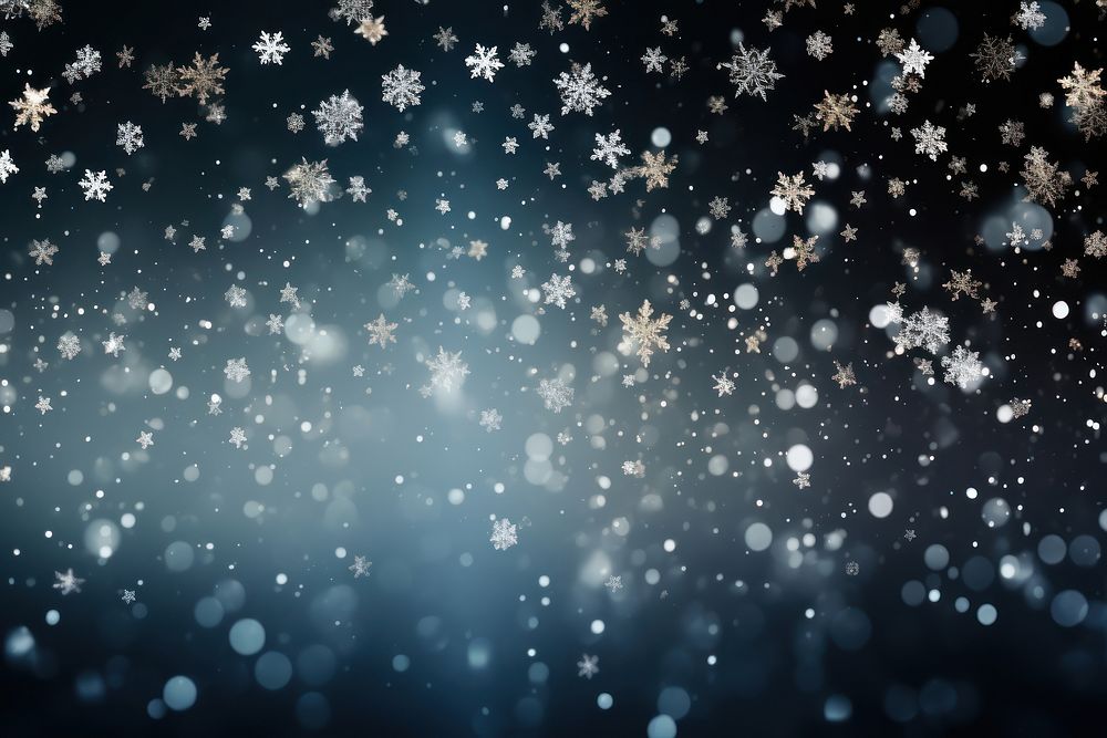 Falling snowflakes effect astronomy outdoors nature.