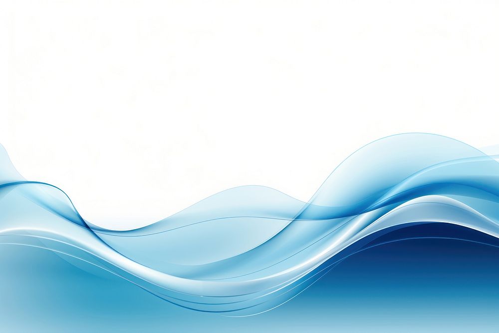 Abstract blue wave background