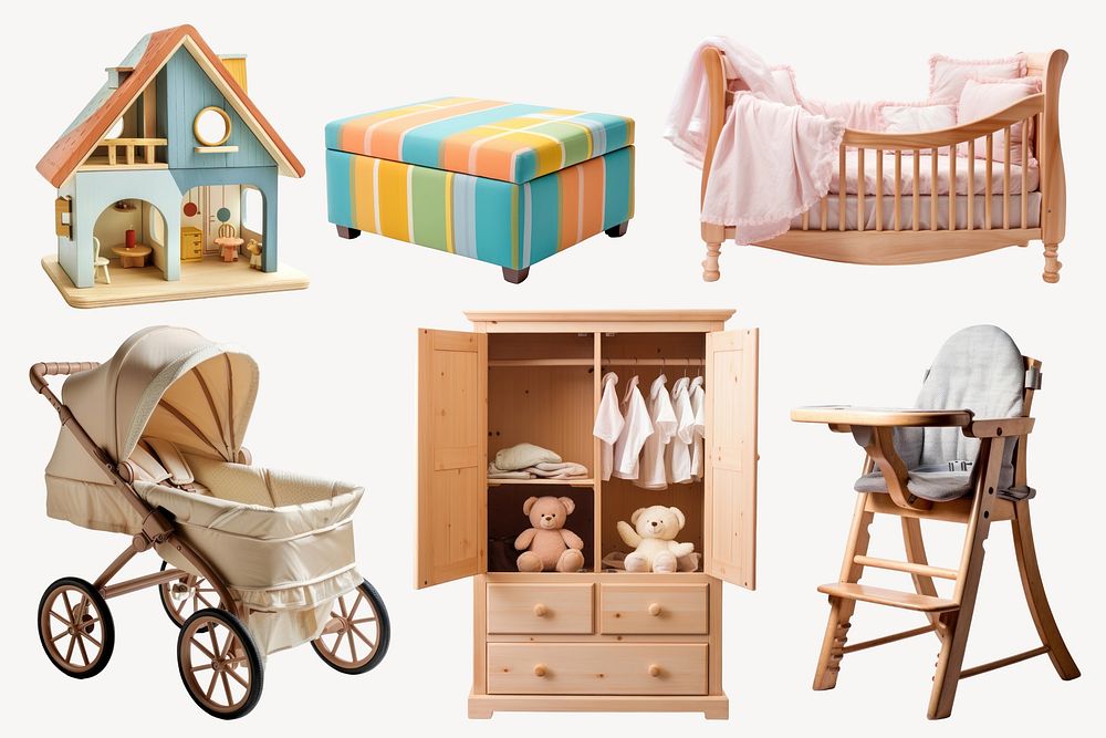 Baby furniture element set