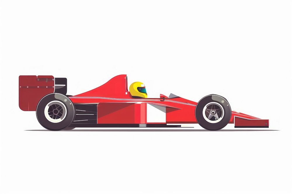 Red Formula 1 race car