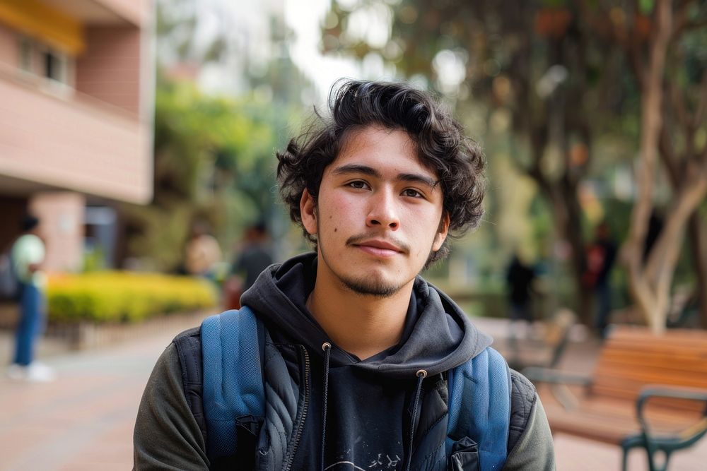 Young man outdoor portrait