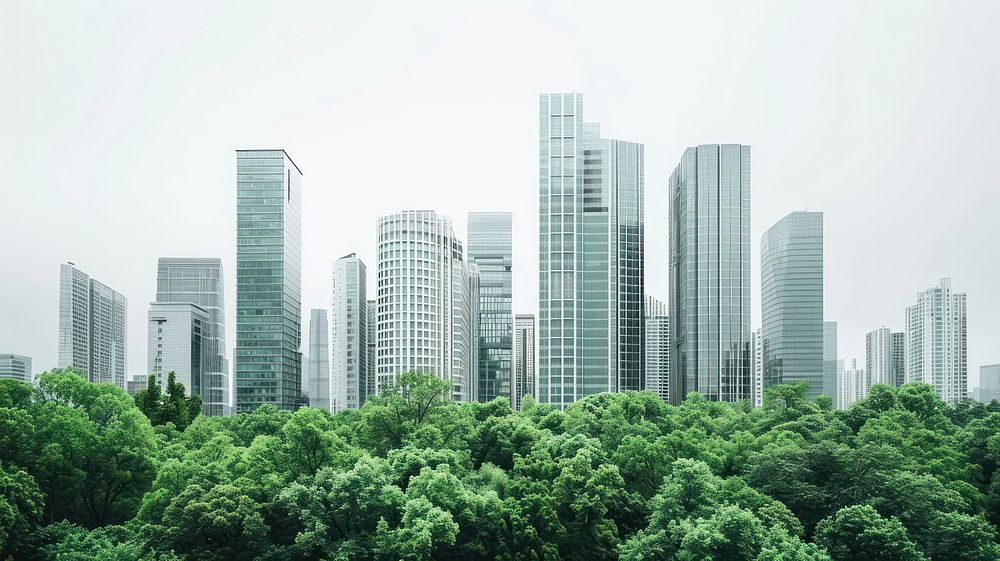 Pondok Aren city skyline with modern buildings and green spaces