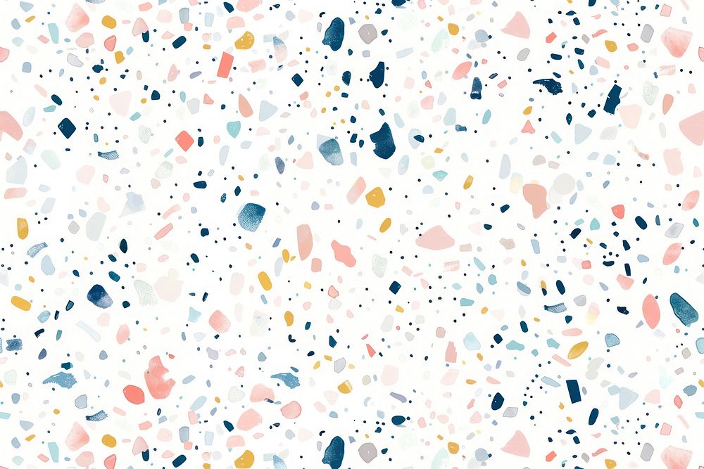 Colorful terrazzo pattern background