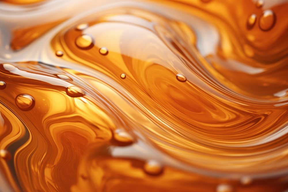 Abstract fluid orange background