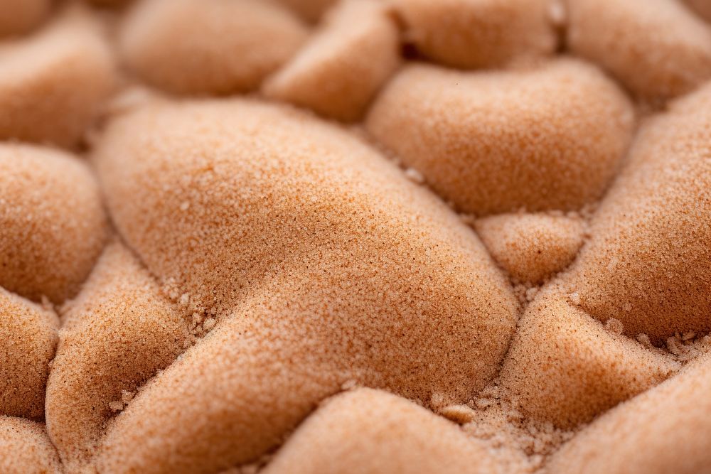 Close-up textured sand dunes