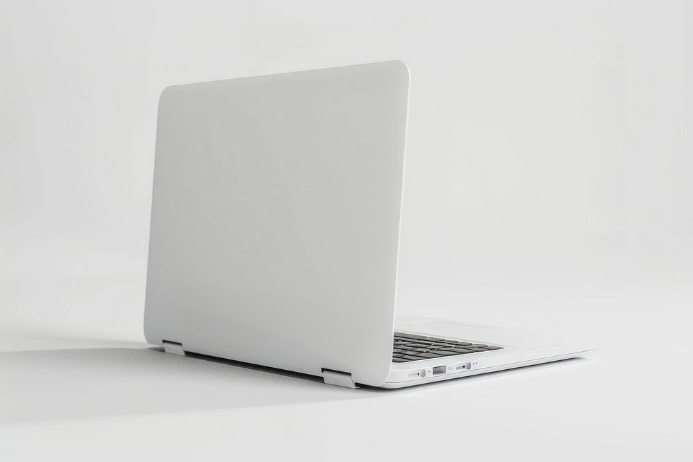 Sleek modern closed laptop design