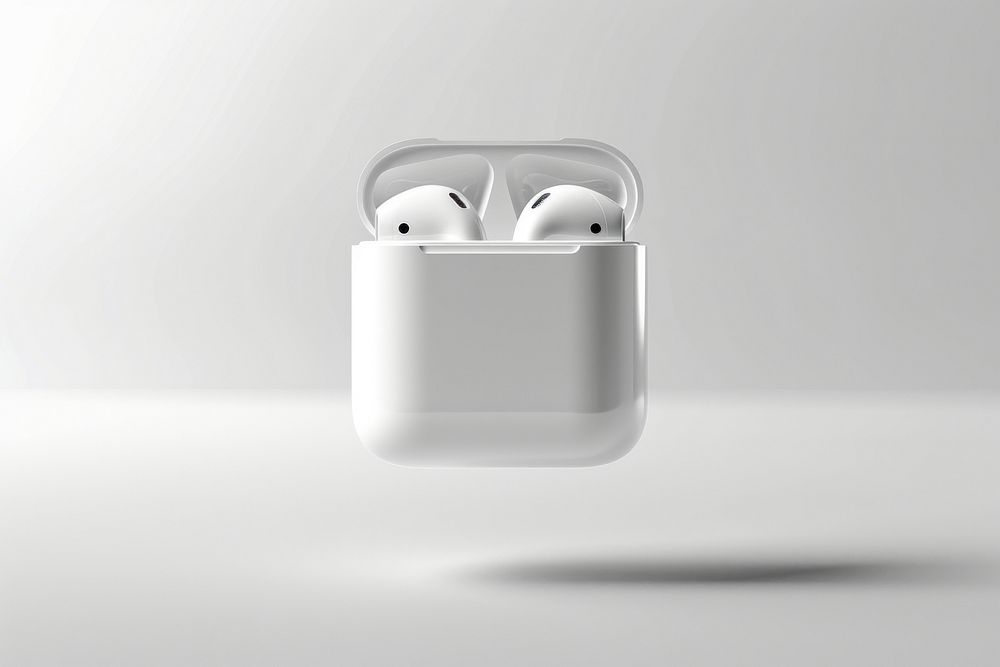 Wireless earbuds in charging case