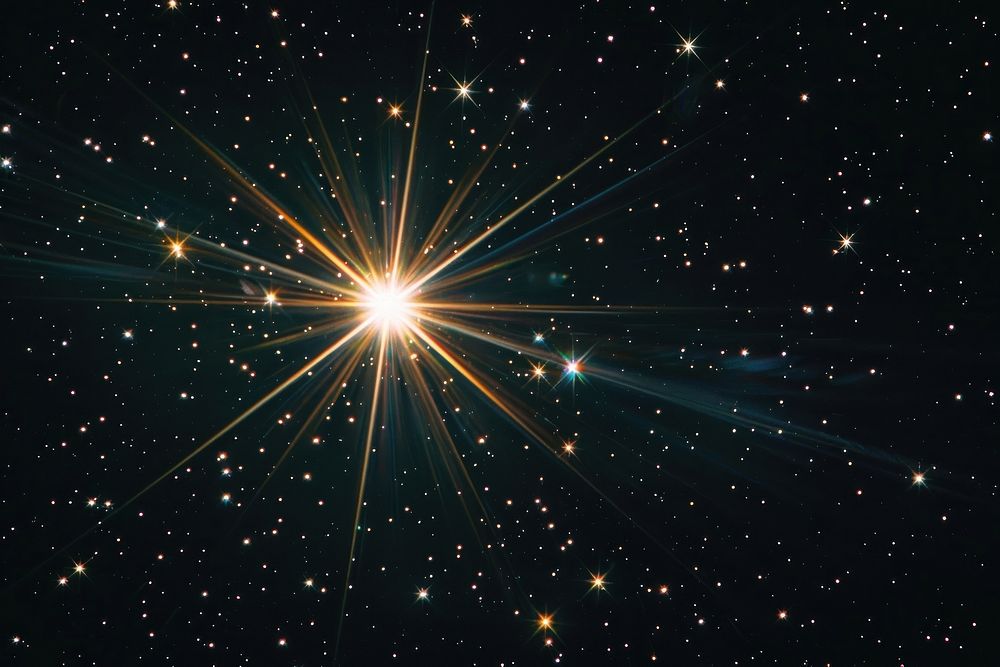 Radiant starburst in cosmic space