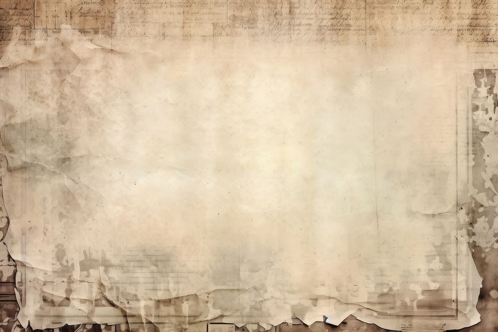 Pale newspaper background texture historical.