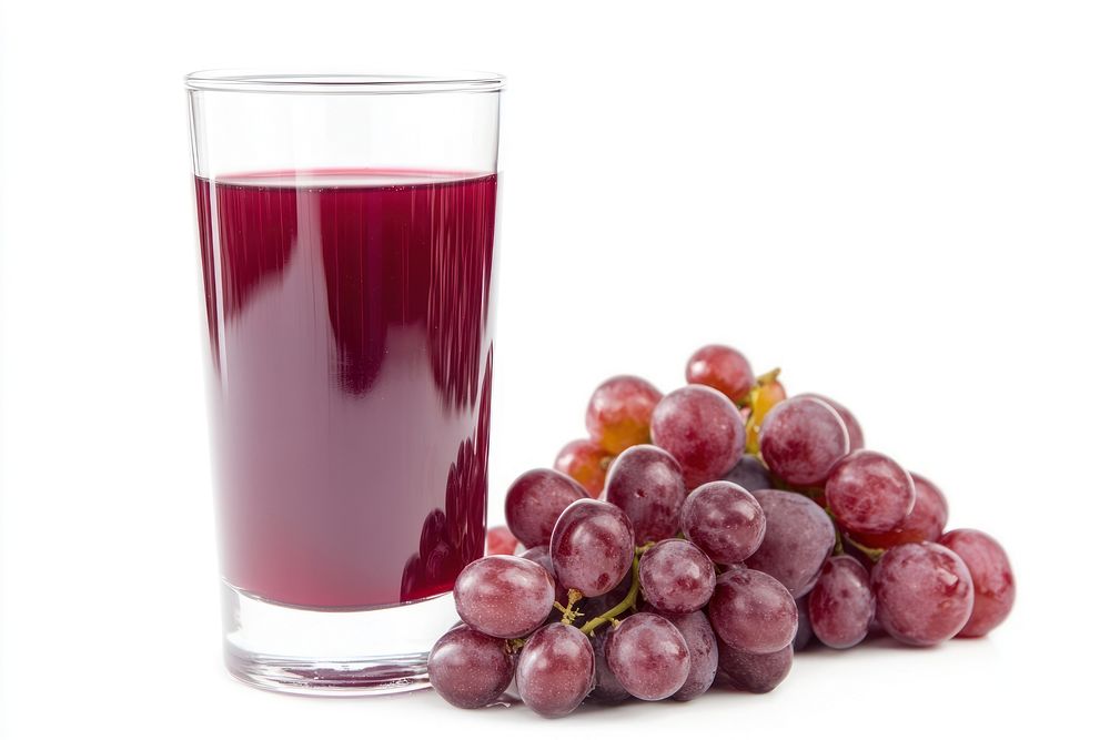 Fresh grape juice glass