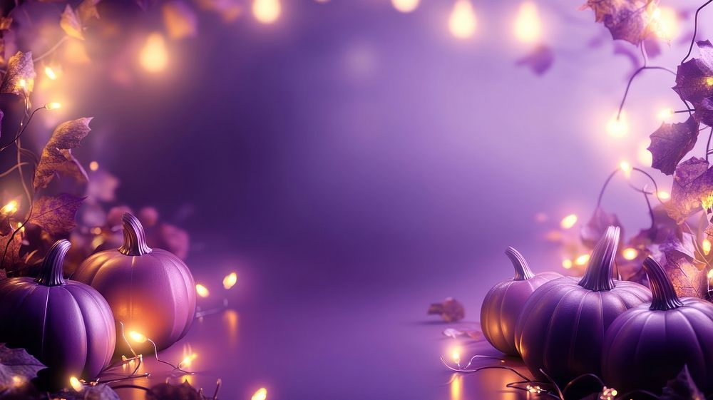 Purple Aesthetic Halloween Desktop Wallpaper Images Free Photos, PNG