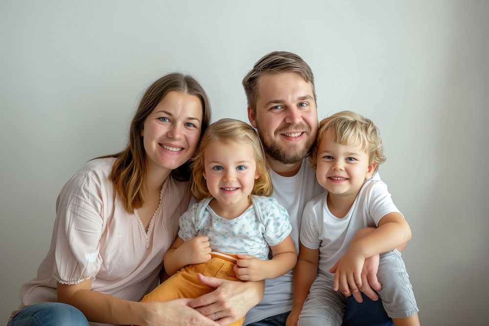 A happy american family photo photography accessories.