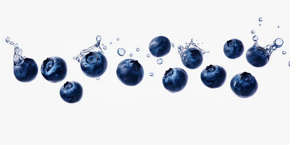 Floating group blueberrys blueberries fruit | Free Photo - rawpixel