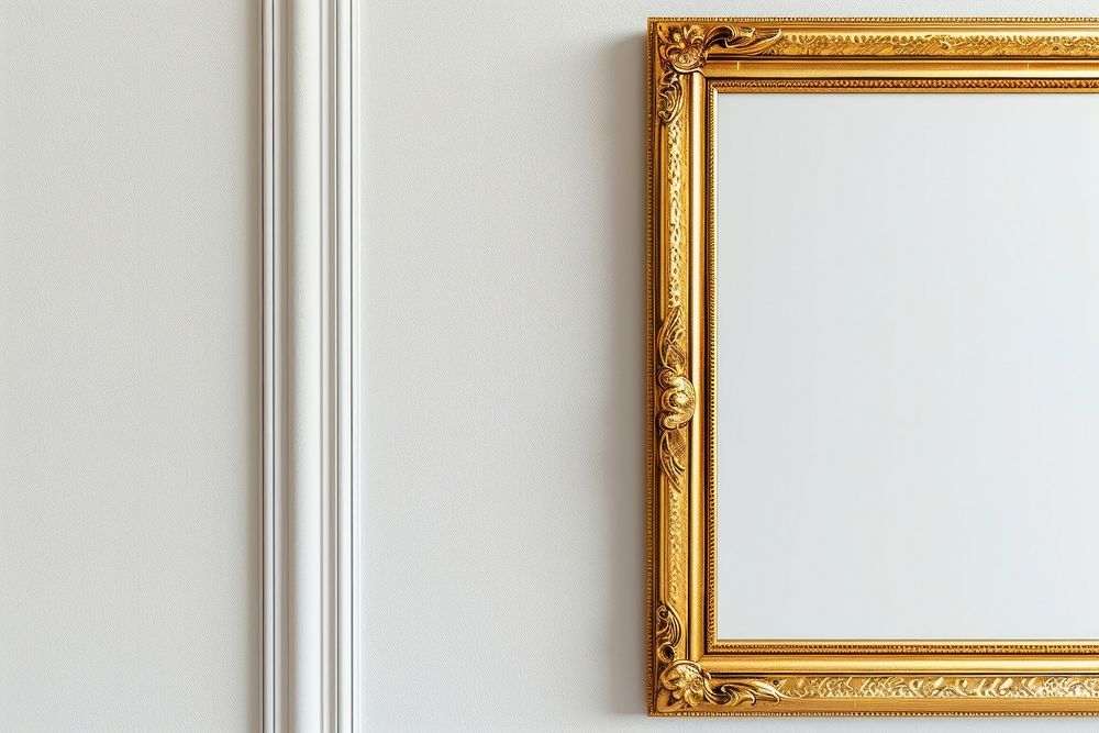 Elegant gold frame on wall | Free Photo - rawpixel