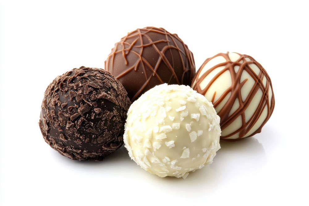 Chocolates confectionery truffles sweets.