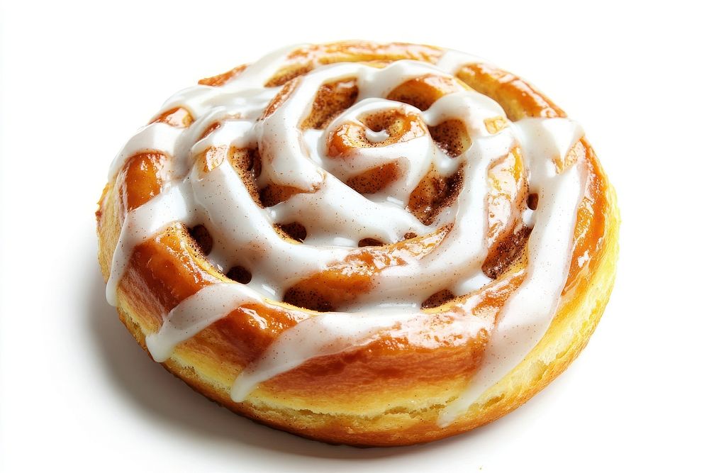 Cinnamon bun cinnamon dessert pastry.