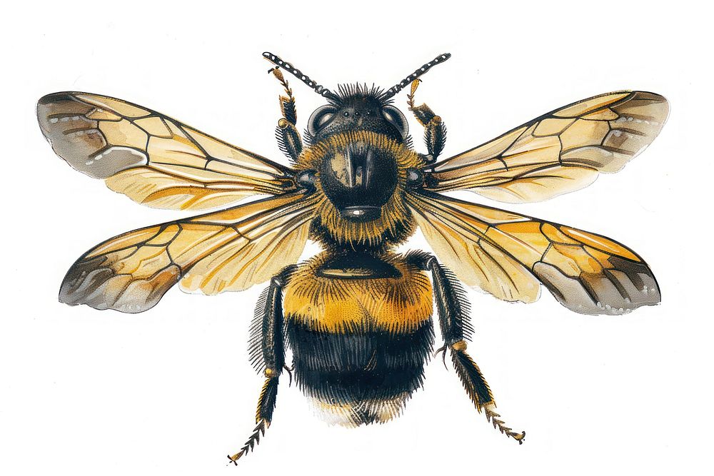 Bee bee illustration honeybee.