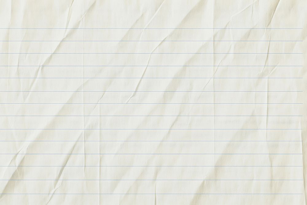 Lined white paper texture background stationery crumpled.