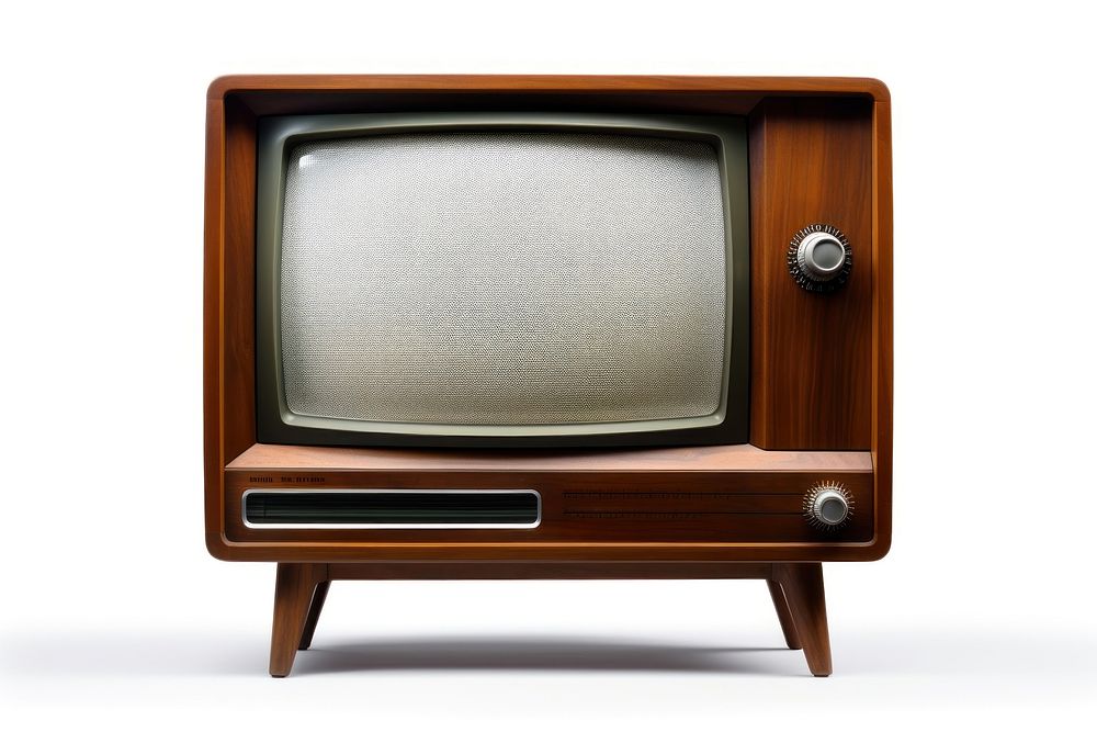 Vintage wooden television set