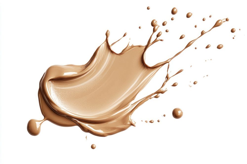 Liquid foundation splash cosmetic artistry industry.