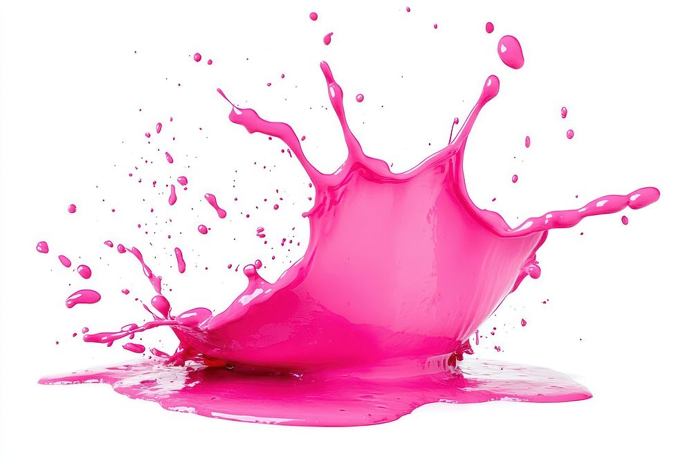 Vibrant pink paint splash | Free Photo - rawpixel